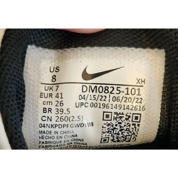 Nike Giannis Immortality 2 Mens Size 8 Basketball Shoes DM0825-101 White Black